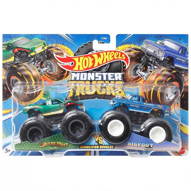 Hot Wheels Monster Trucks 1:64 Ölçek 2'li Paketler FYJ64