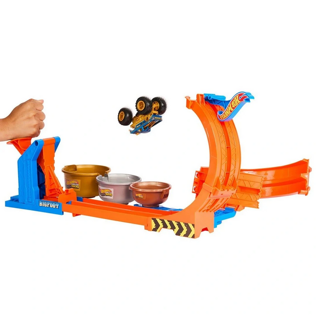 Hot Wheels Monster Trucks Döngü ve Takla Bigfoot Oyun Parkuru