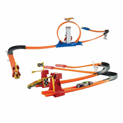 Hot Wheels Mega Ralli Pist Seti 3'ü 1 Arada
