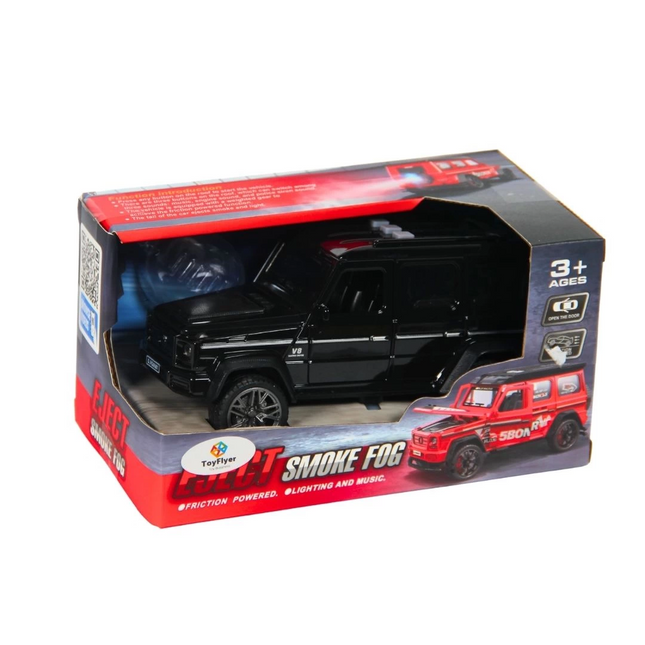 Işıklı Sesli Duman Çıkaran Sürtmeli Jeep BCP-1B