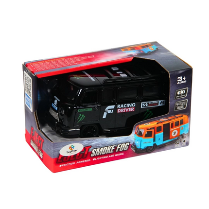 Işıklı Sesli Duman Çıkaran Sürtmeli Minibüs LDP-2A