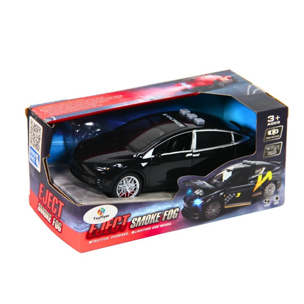 Işıklı Sesli Duman Çıkaran Sürtmeli Spor Araba TSP-1B