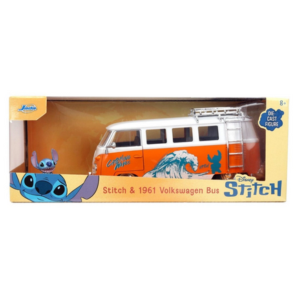 Jada Disney Lilo & Stitch Figürü ve 1961 Volkswagen T1 Model Araç