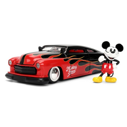 Jada Disney Mickey Mouse Figürü ve 1951 Mercury Coupé Model Aracı