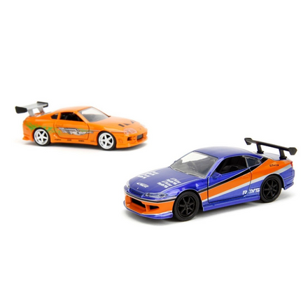 Jada Hızlı & Öfkeli 2'li Paket, 2001 Nissan Silvia S15 & 1995 Toyota Supra Model Arabaları