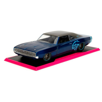 Jada Pink Slips 1968 Dodge Charger "Geniş gövdeli" Özel Tasarım Model Araç