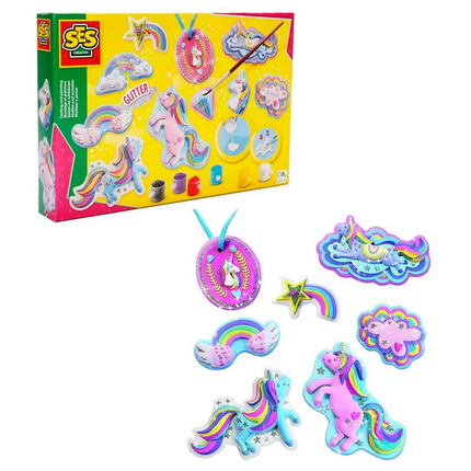 Kalıba Dök ve Boya Simli Unicorn