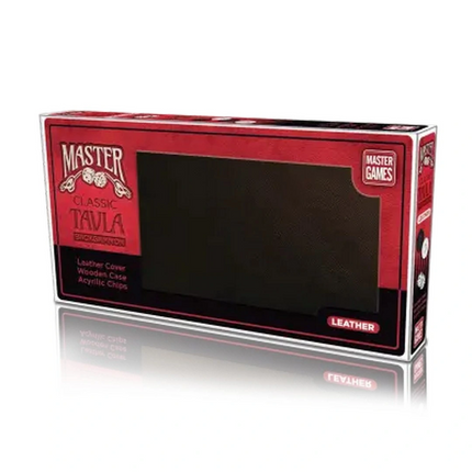 Klasik Deri Royal Black Tavla