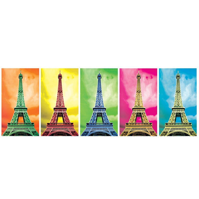 11223 Pop Art Paris 1000 Parça Panorama Puzzle -KS Puzzle
