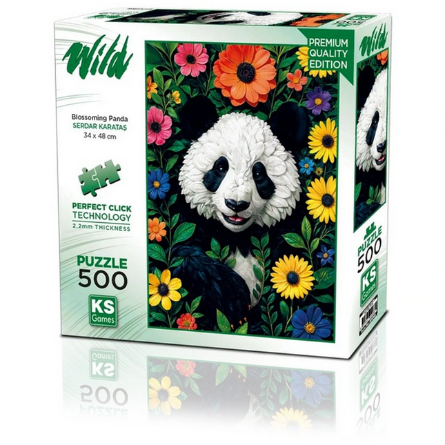 KS Games Blossoming Panda Puzzle 500 Parça
