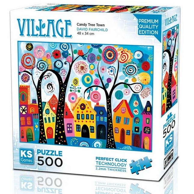 KS Games Candy Tree Town Puzzle 500 Parça