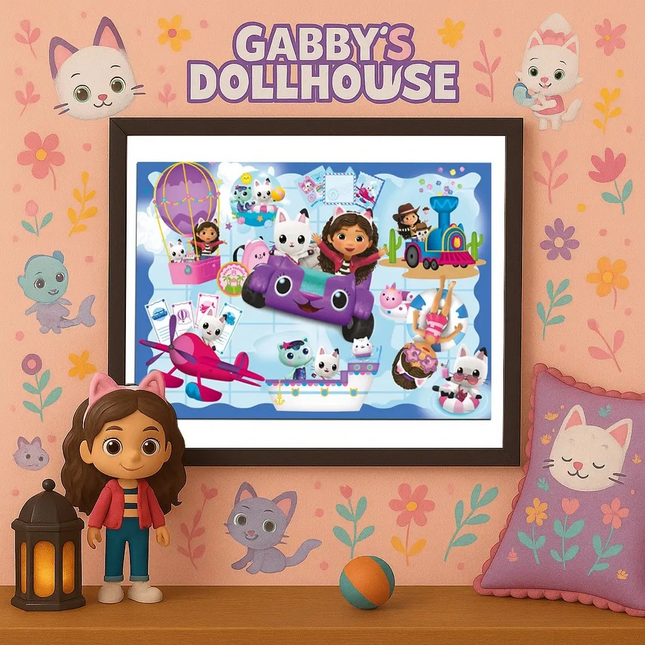 KS Games Gabby's Dollhouse Puzzle 100 Parça