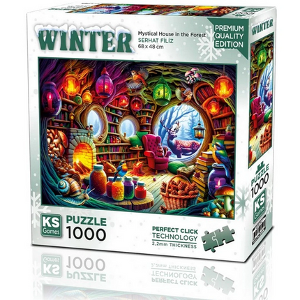 KS Games Mystical House in the Forest Puzzle 1000 Parça