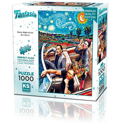 KS Games Starry Night of Art Puzzle 1000 Parça