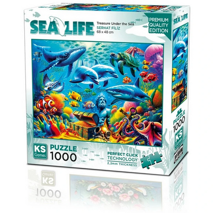 KS Games Treasure Under the Sea Puzzle 1000 Parça