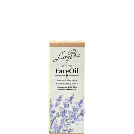 Luxy Bio Natural Lavender Face Oil Relaxing Nourishing All Skin Types 1.01 fl.oz / 30 ml