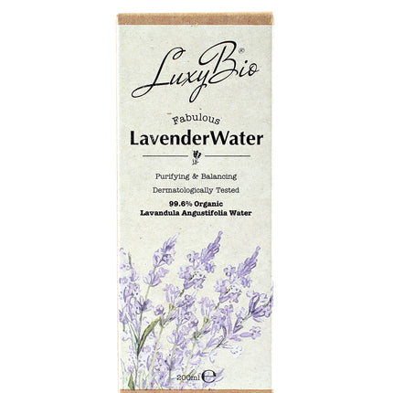 Luxy Bio Natural, Pure Lavender Water Purifying Balancing All Skin Types 6.76 oz / 200 ml