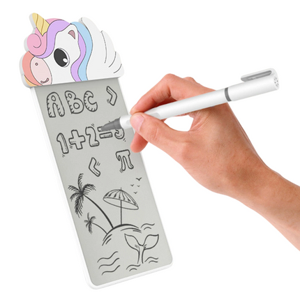 LC Silikon Figürlü Manyetik Mini Yazı Tahtası 5,5" - 14 cm