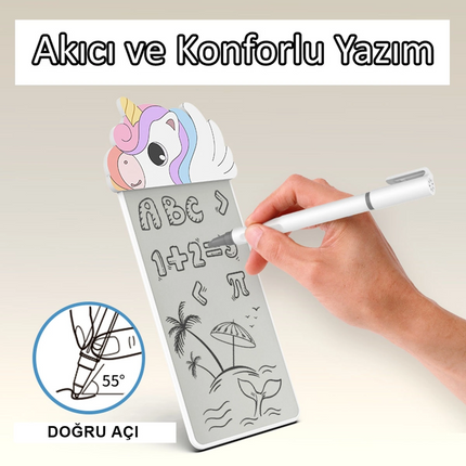 LC Silikon Figürlü Manyetik Mini Yazı Tahtası 5,5" - 14 cm