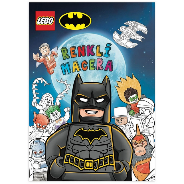 Lego Batman Renkli Macera Boyama Kitabı