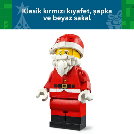 LEGO Büyük Boyutlu Noel Baba Minifigürü 40820