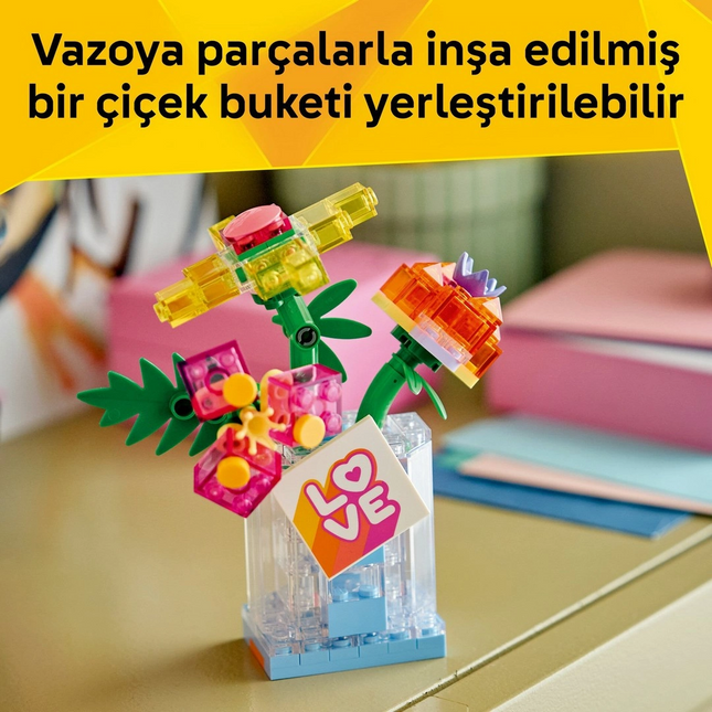LEGO Creator 3’ü 1 Arada Çiçekli Dekoratif Parfüm Şişesi 31383