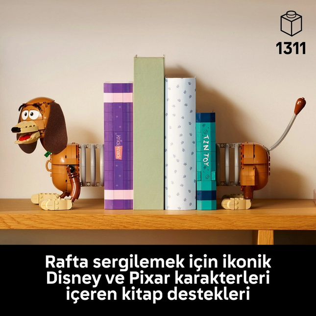 LEGO Disney ve Pixar Oyuncak Hikayesi Köpek Slinky Kitap Desteği 43301