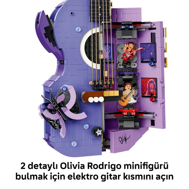 LEGO Editions Olivia Rodrigo’nun İki Renkli Gitarı 43031