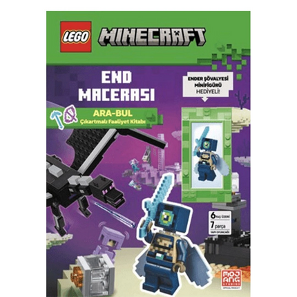 Lego Minecraft End Macerası Ara-Bul Çıkartmalı Faaliyet Kitabı