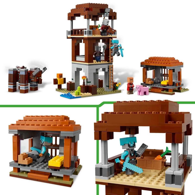 LEGO Minecraft Yağmacı Karakolu ve Çapulcu 21278