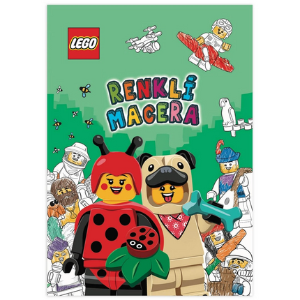 Lego Renkli Macera Boyama Kitabı