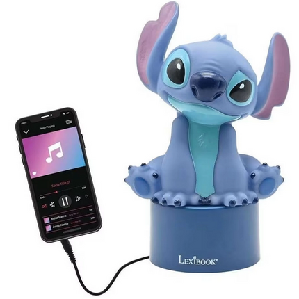 Lexibook Masa Üstü Gece Lambası ve Disney Stitch Hoparlör