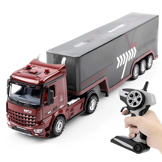 Long Vehicle Kumandalı Işıklı Dorseli Pilli Tır