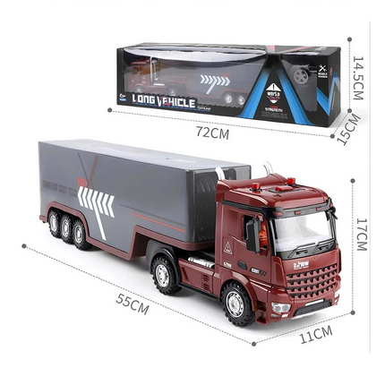 Long Vehicle Kumandalı Işıklı Dorseli Pilli Tır