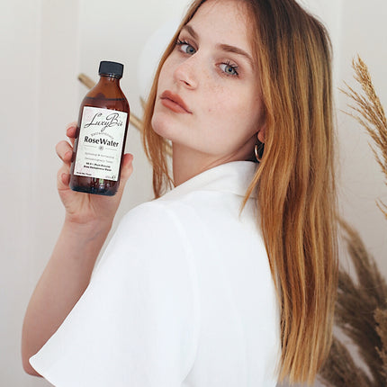 Luxy Bio Pure Rose Water Tonic Water Hydrating Revitalizing All Skin Types 6.75 fl.oz /200 ml