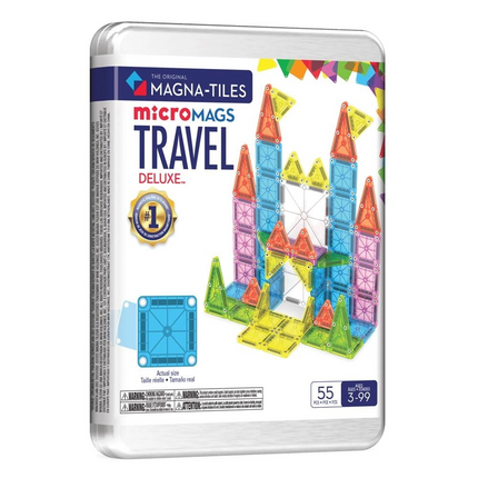 Magna Tiles MicroMAGS Travel Deluxe 55 Parça