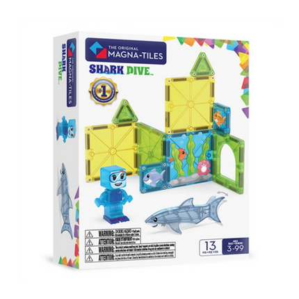 Magna Tiles Shark Dive Manyetik Bloklar 13 Parça