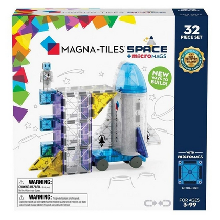 Magna Tiles Uzay Temalı microMAGS 32 Parça