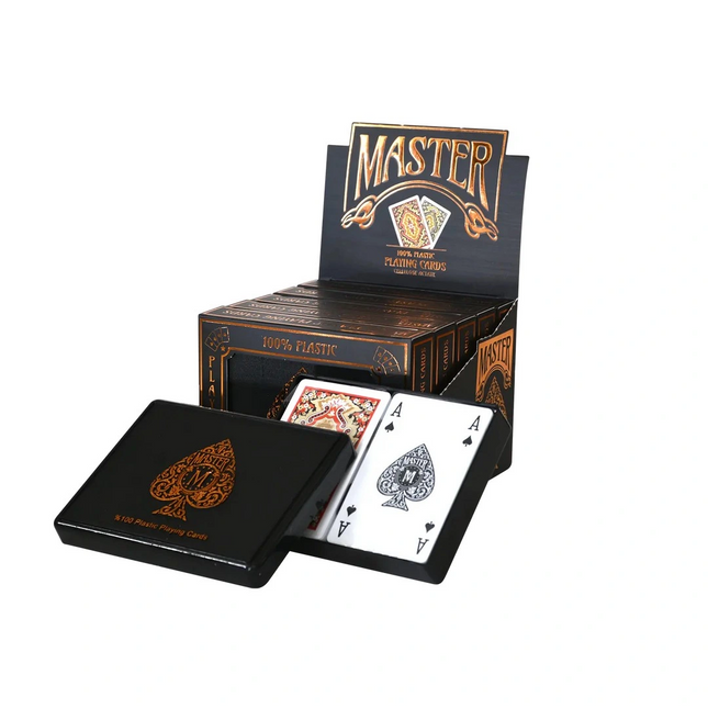 Master Plastik 2'li Oyun Kağıdı (Mika Kutu)