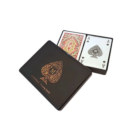 Master Plastik 2'li Oyun Kağıdı (Mika Kutu)