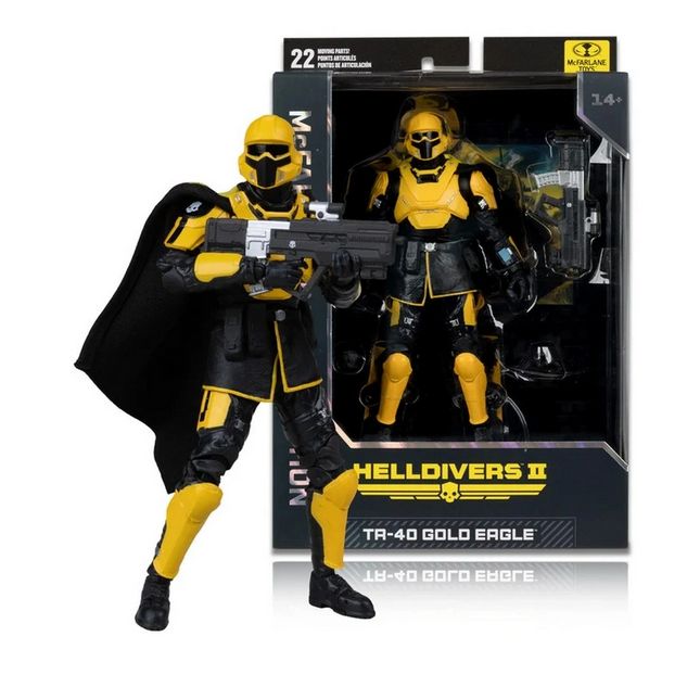 Mcfarlane Toys T4-40 Gold Eagle (Helldivers II) Figür 18 cm