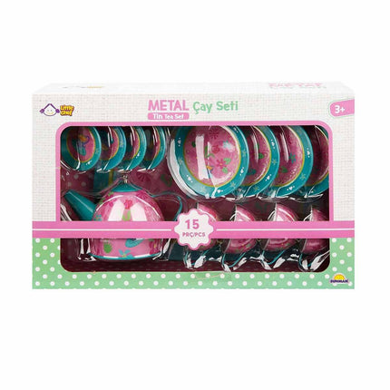 Metal Çay Takımı 15 Parça