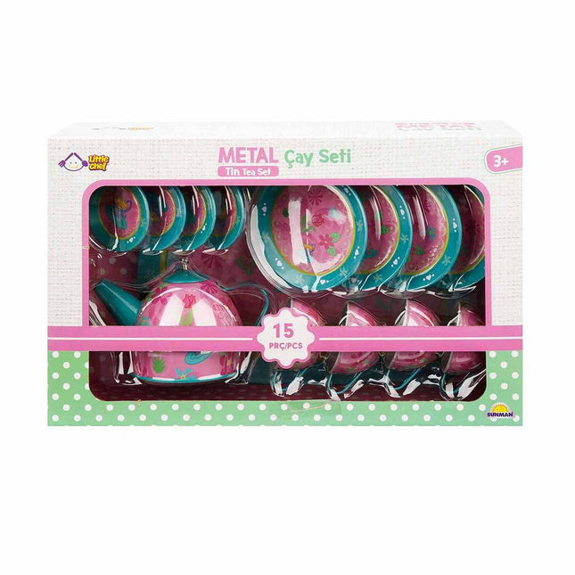 Metal Çay Takımı 15 Parça