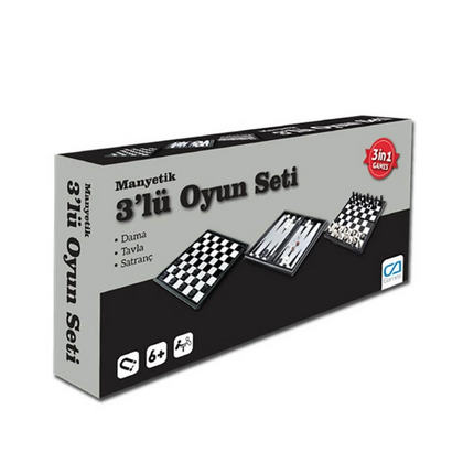 Mıknatıslı Oyun Seti 3’lü