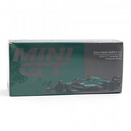 Mini GT 1/64 Aston Martin AMR24 Fernando Alonso 2024 F1 2024 Canadian GP