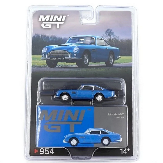Mini Gt 1/64 Aston Martin DB5 Sierra Blue Blister Paket