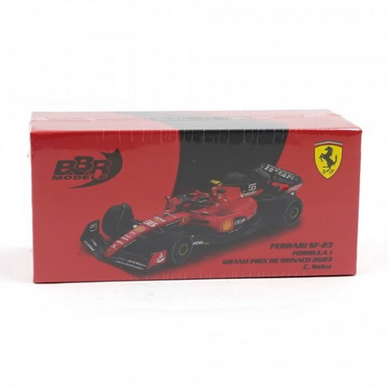 Mini GT 1/64 BBR Ferrari SF23 #55 C. Sainz 2023 Monaco GP