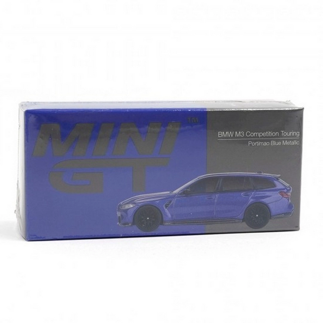 Mini GT 1/64 BMW M3 Competition Touring Portimao Blue Metallic