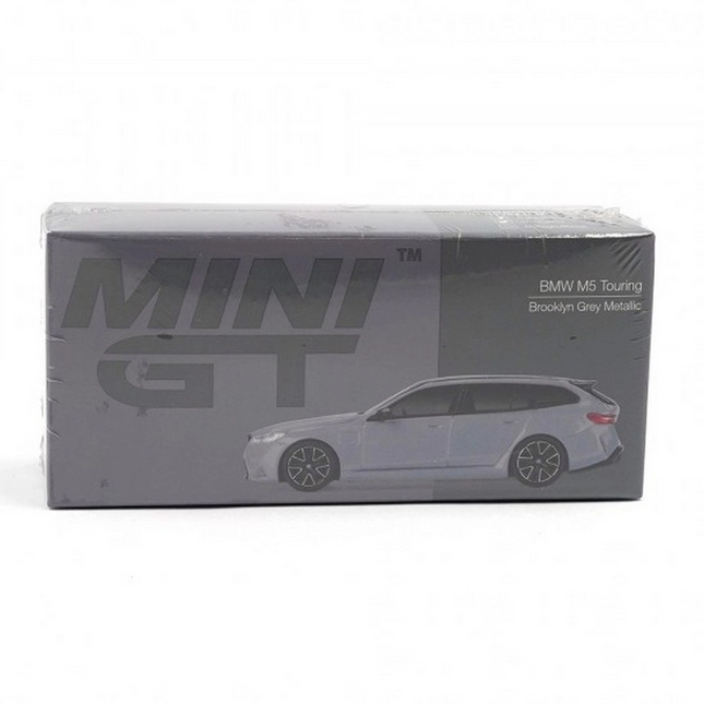 Mini GT 1/64 BMW M5 Touring (G99) Brooklyn Grey Metallic