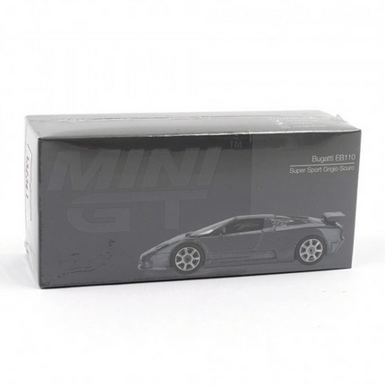 Mini GT 1/64 Bugatti EB110 Super Sport Grigio Scuro